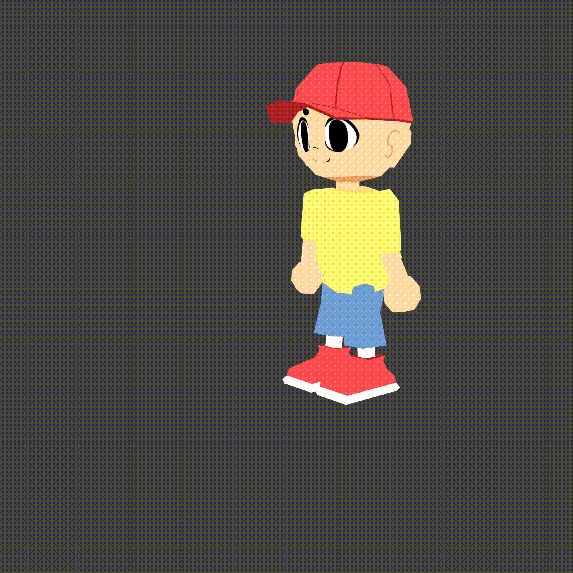Boy rolling imported animation from Carl-Wilhelm's previous portfolio
